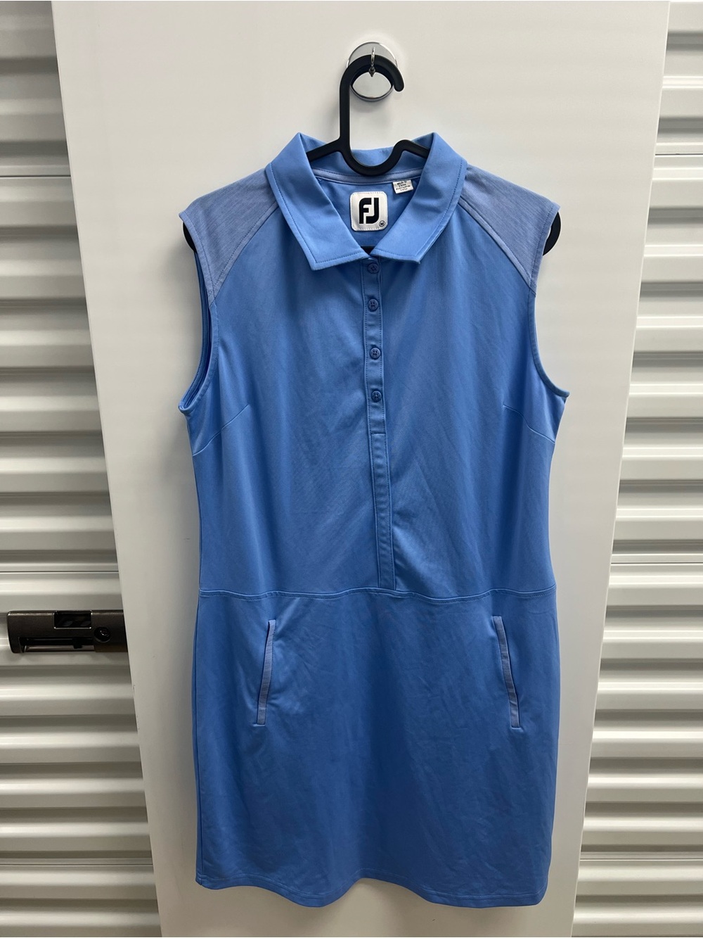 FootJoy Light Blue Collared Golf Dress
